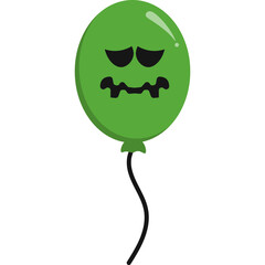Halloween Balloon Illustration