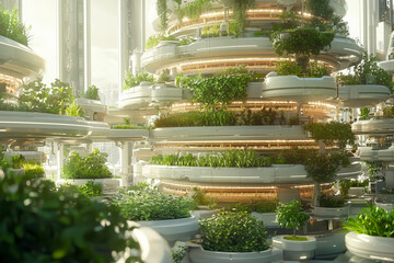 Vertical Gardens of Tomorrow: Urban Oasis in the Sky - Generative AI