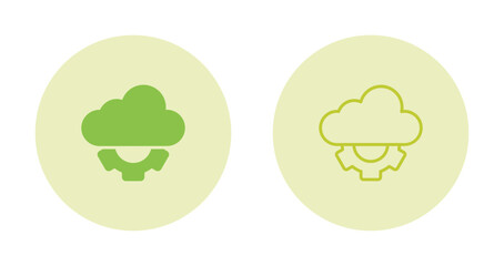 Cloud API Vector Icon
