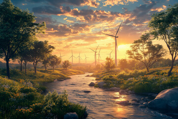 Harmony of Nature and Technology: A Sustainable Future - Generative AI