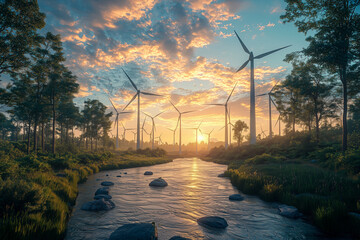 Harmony of Nature and Technology: A Sustainable Future - Generative AI