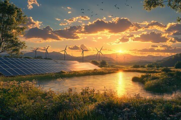 Harmony of Nature and Technology: A Sustainable Future - Generative AI