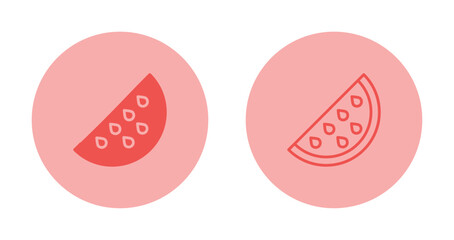Watermelon Vector Icon