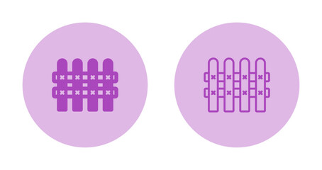 Fence Vector Icon