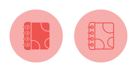 Notebook with Decorative Vector Icon