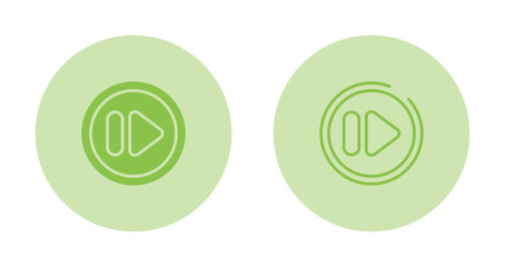 Fast Forward Button Vector Icon