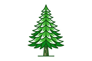 green christmas tree