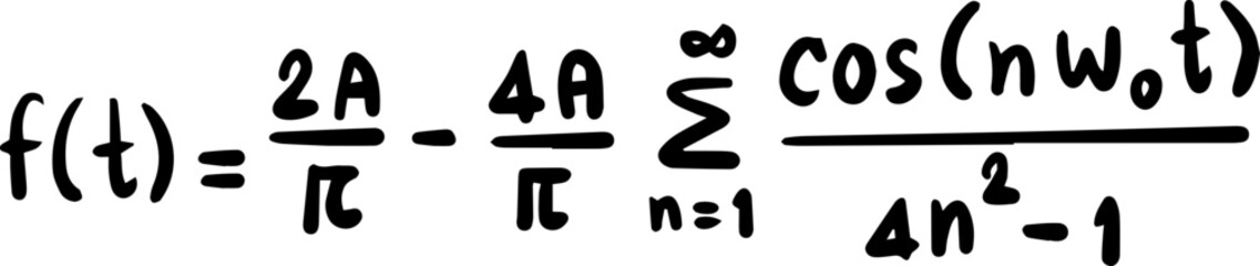 waveforms graph physics trigonometric Fourier Series