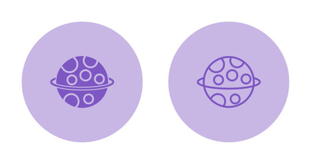 Fototapeta premium Planet Vector Icon