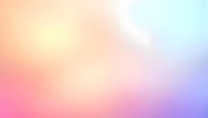 Obraz premium Blurred gradient background with soft pastel color. Soft, blurred background with pink-to-blue gradient.