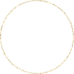 Naklejka premium Aesthetic Gold Frame