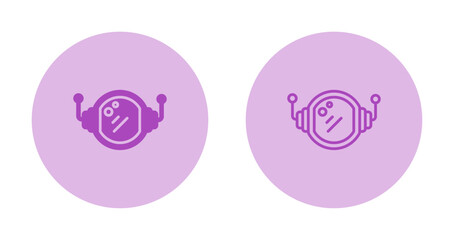 Astronaut Helmet Vector Icon © Graphic Nehar