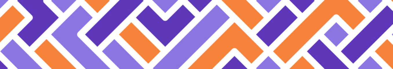 Geometric Footer Border Decoration