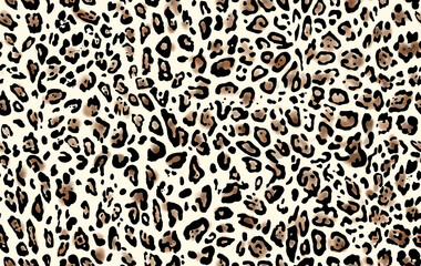 leopard pattern seamless fashionable design for print clothes, paper, fabric. leopard spots
