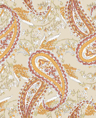 Paisley Pattern For Fabric Fashion
