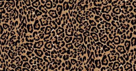 leopard pattern seamless fashionable design for print clothes, paper, fabric. leopard spots
