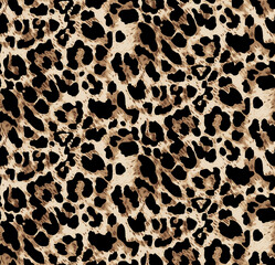 leopard pattern seamless fashionable design for print clothes, paper, fabric. leopard spots