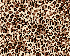 leopard pattern seamless fashionable design for print clothes, paper, fabric. leopard spots