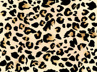 leopard pattern seamless fashionable design for print clothes, paper, fabric. leopard spots