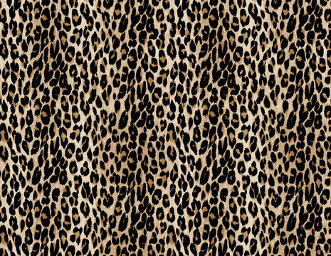 leopard pattern seamless fashionable design for print clothes, paper, fabric. leopard spots
