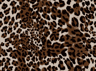leopard pattern seamless fashionable design for print clothes, paper, fabric. leopard spots