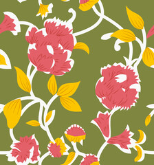 flower pattern texture print,repeat design pattern for textile printing factory