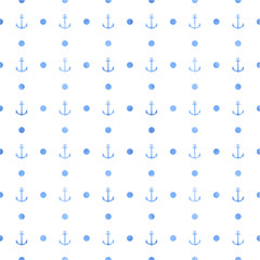 background with bubbles and anchor