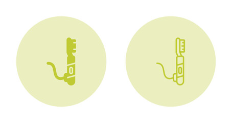 Electric Toothbrush Vector Icon