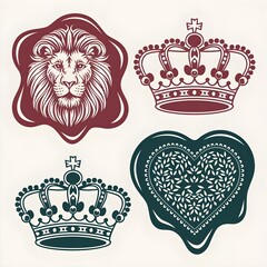 An antique sealing wax png cutout collection

