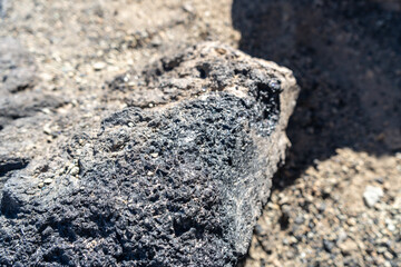 Lava Fields, Pumice Volcano Stones Texture, Volcanic Pumice Pattern, Pieces of Lava, Basalt Extrusive Igneous Rock