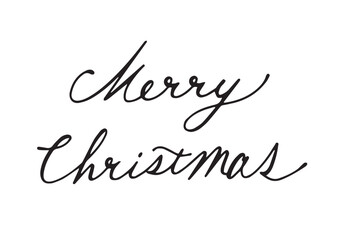 クリスマスのハンドレタリング