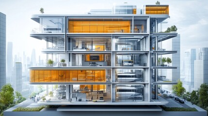 Modern Office Building.