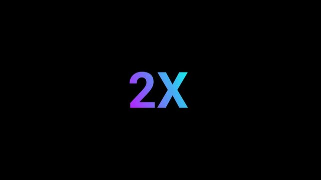 2X Number Animation