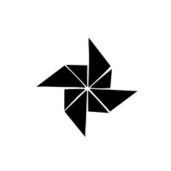 Pinwheel symbol Icon