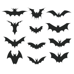 Fototapeta premium Bat Silhouette vector