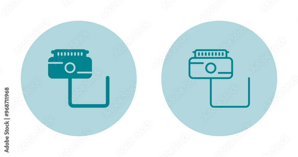 Wall mural Plug Vector Icon