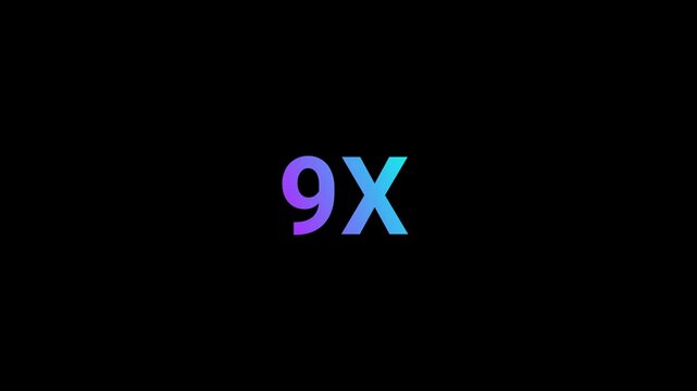9X Number Animation