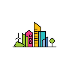 Fototapeta premium Green city