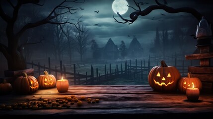 Halloween Night in the Haunted Village