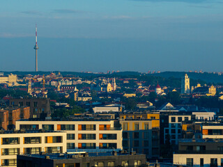 Early summer morning in Vilnius