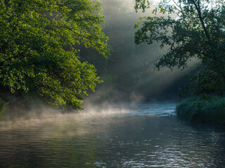 Early morning over the river