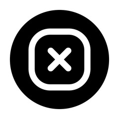 Obraz premium Multiply Icon Circular Outline Style