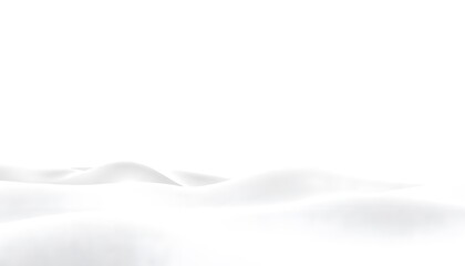 Fototapeta premium A minimalist abstract with soft white background flowing. soft, fluffy cloud formation against a white background.