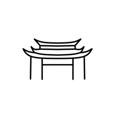 chinese pagoda icon