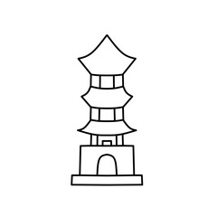 chinese pagoda icon