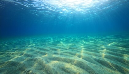 Fototapeta premium 海中に差し込む太陽の光