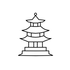 chinese pagoda icon