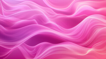 Obraz premium Vibrant Pink Flowing Textures with Soft Gradients