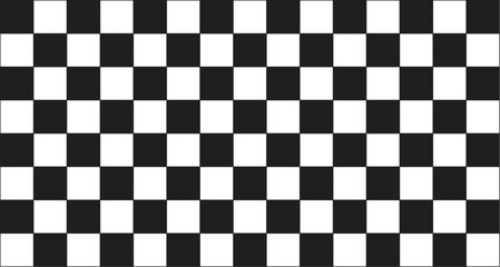 Fototapeta premium black and white checkered vector illustration