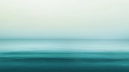 Obraz premium Subtle gradient of serene blues and greens merging seamlessly for a tranquil aesthetic color shift